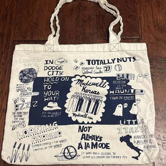 madewell illustrated stateside tote - kansas - Picture 1 of 5